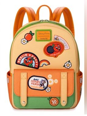 Loungefly Orange Bird & Spike Backpack EPCOT Flower & Garden Fest NWT